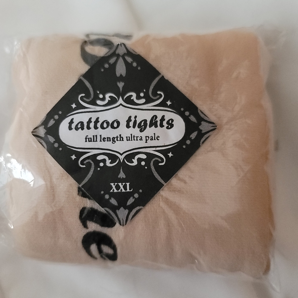 NWT Tattoo Tights - "Follow Me" - sz XXL(?)